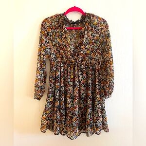 Zara floral dress
